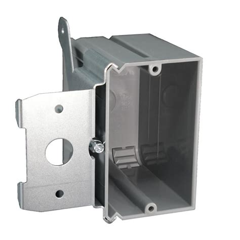 single gang junction box metal|single gang box home depot.